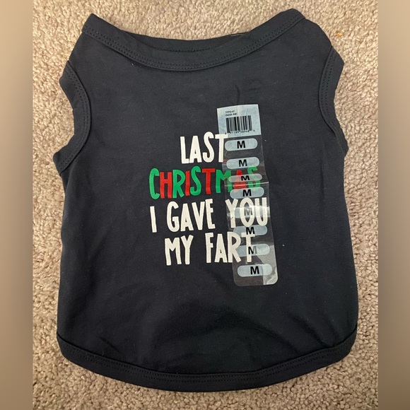 Christmas Themed Dog Shirt - Picture 1 of 2